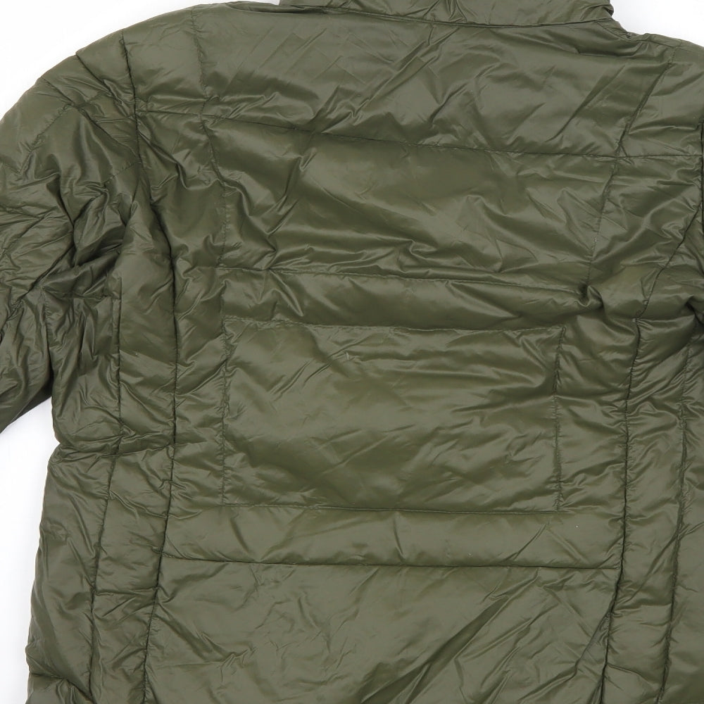 Preworn Mens Green   Rain Coat Coat Size 38