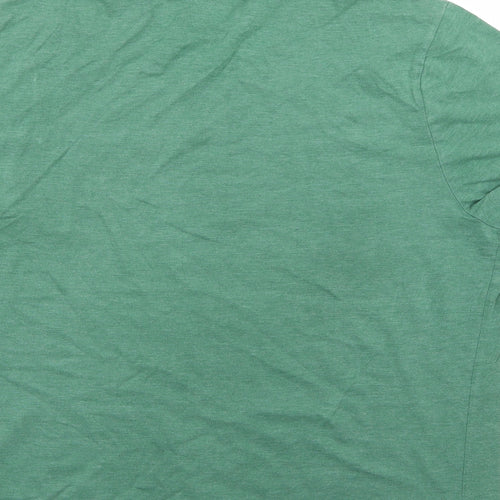 F&F Mens Green Geometric   T-Shirt Size XL