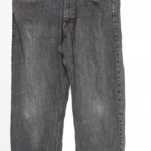 George Mens Grey   Straight Jeans Size 36 L26 in