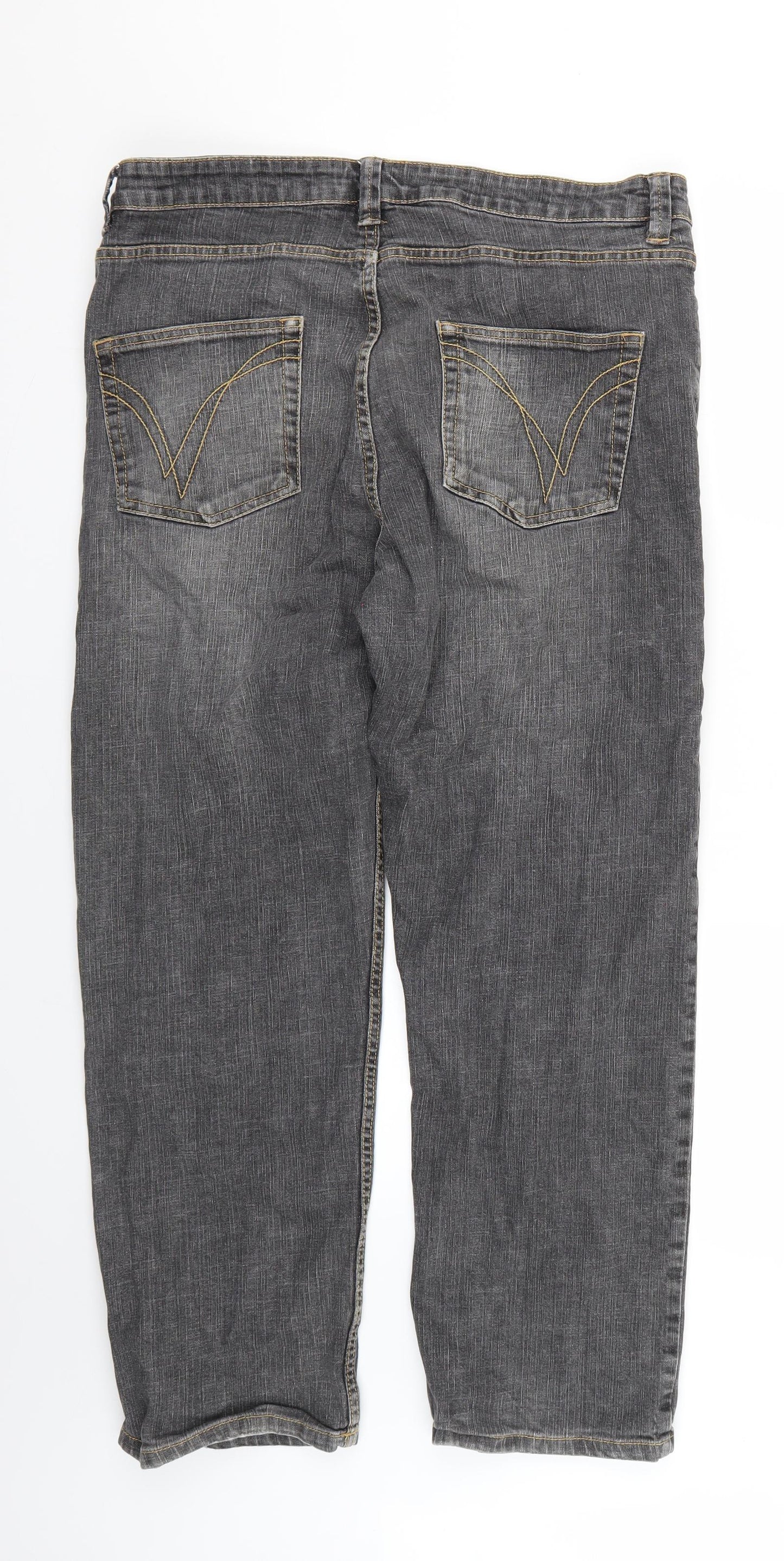 George Mens Grey   Straight Jeans Size 36 L26 in