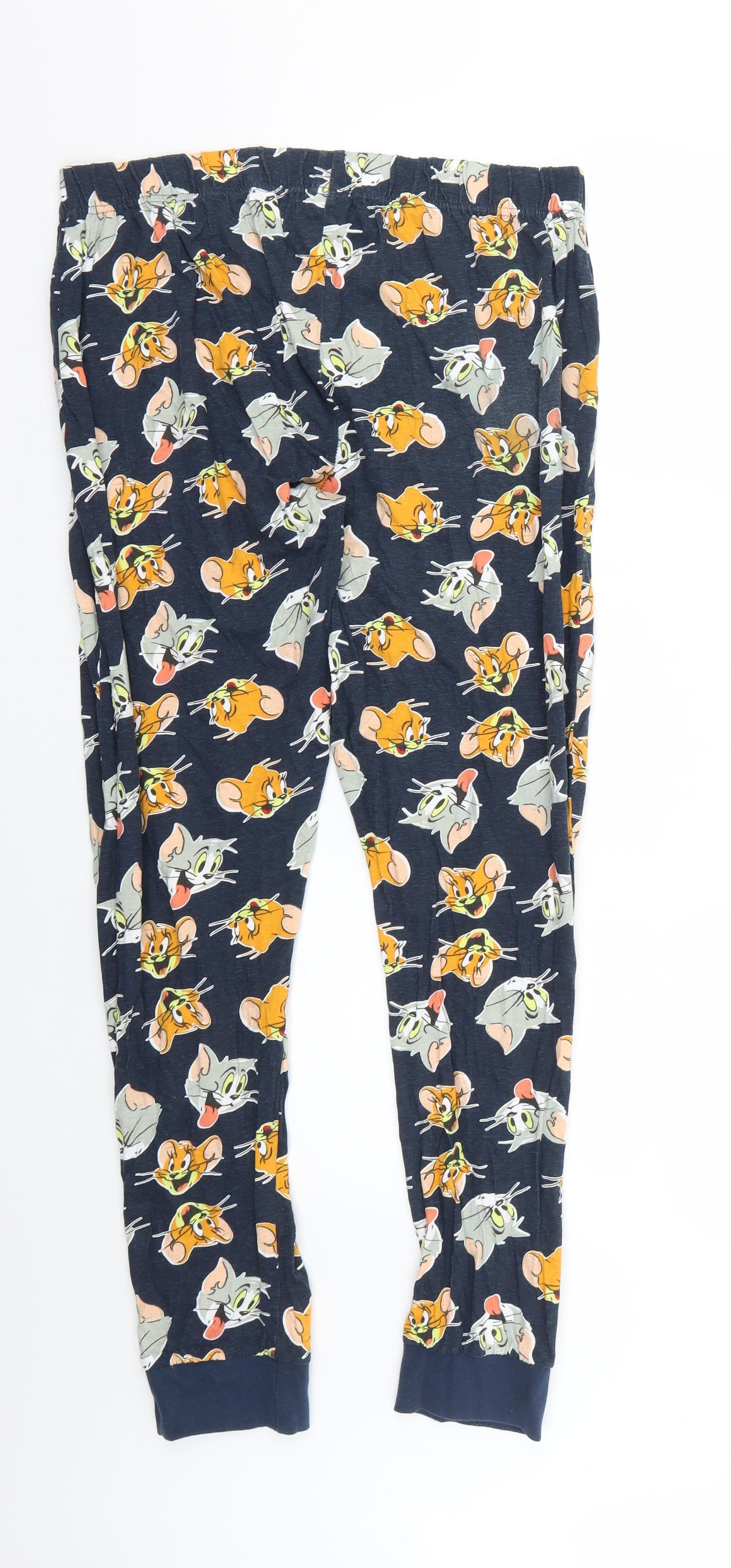 Preworn Womens Blue Geometric   Pyjama Pants Size 16