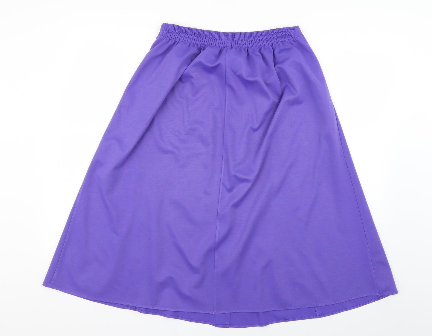 Preworn Womens Purple   Flare Skirt