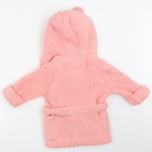 NEXT Girls Pink Solid  Babydoll Robe Size 12-18 Months