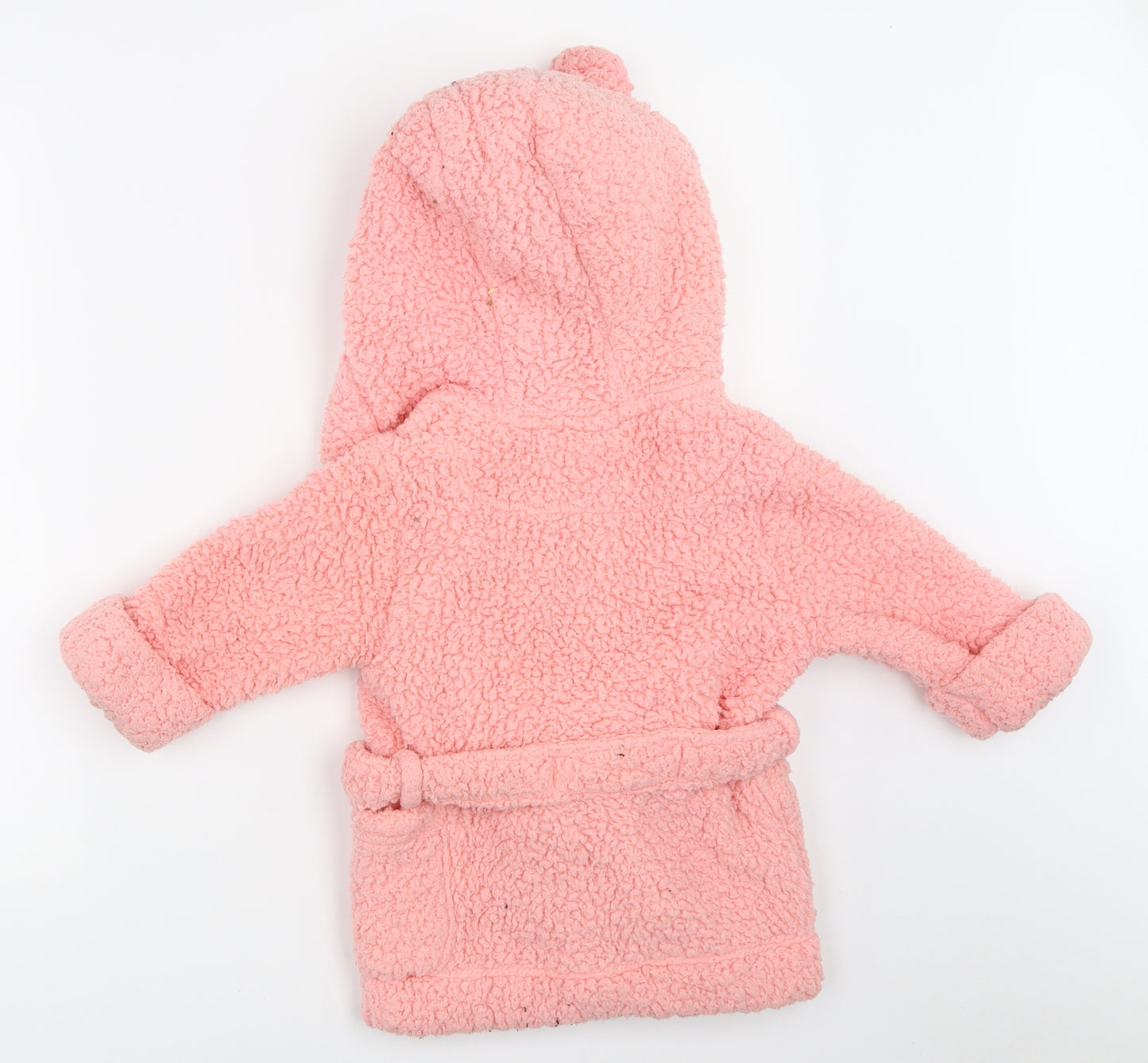 NEXT Girls Pink Solid  Babydoll Robe Size 12-18 Months