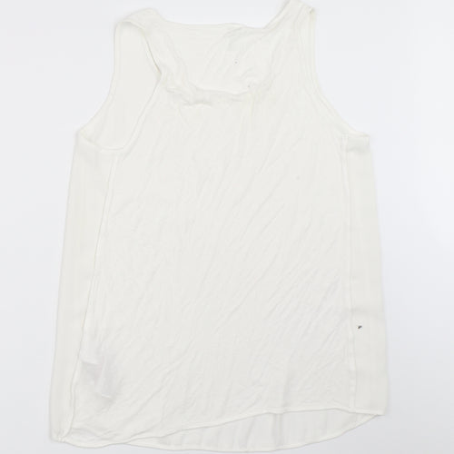 Only Womens White   Basic Tank Size L