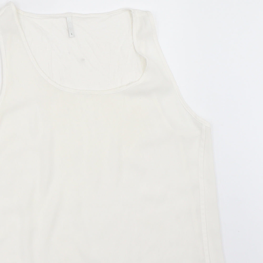 Only Womens White   Basic Tank Size L