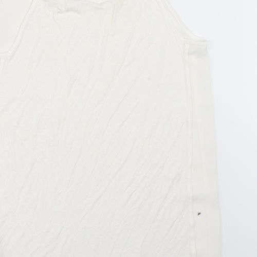 Only Womens White   Basic Tank Size L