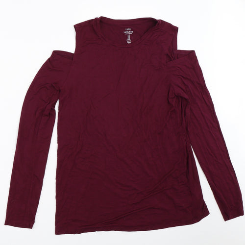 Gap Womens Purple   Basic T-Shirt Size M