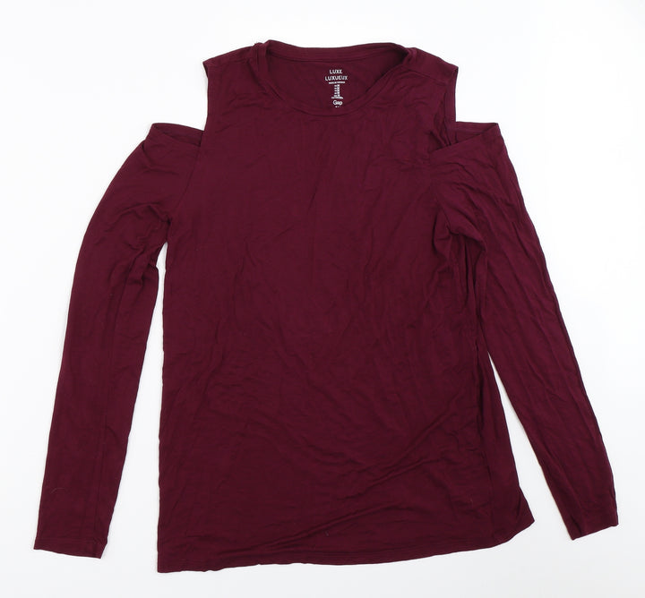 Gap Womens Purple   Basic T-Shirt Size M