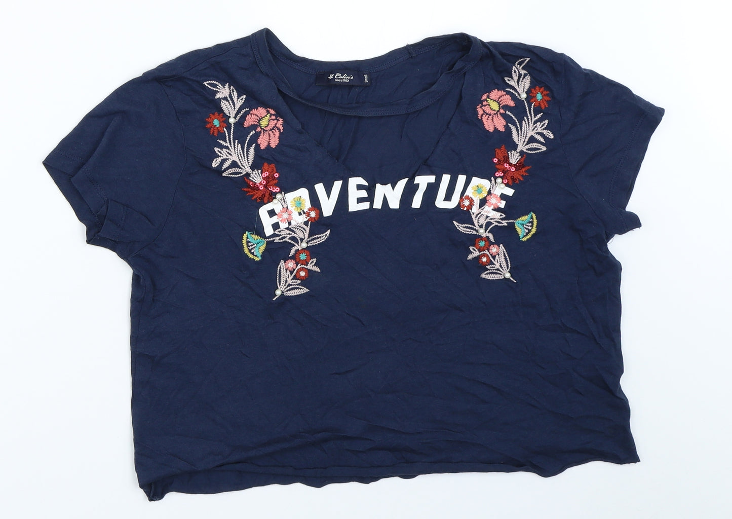Colin's Womens Blue   Basic T-Shirt Size S