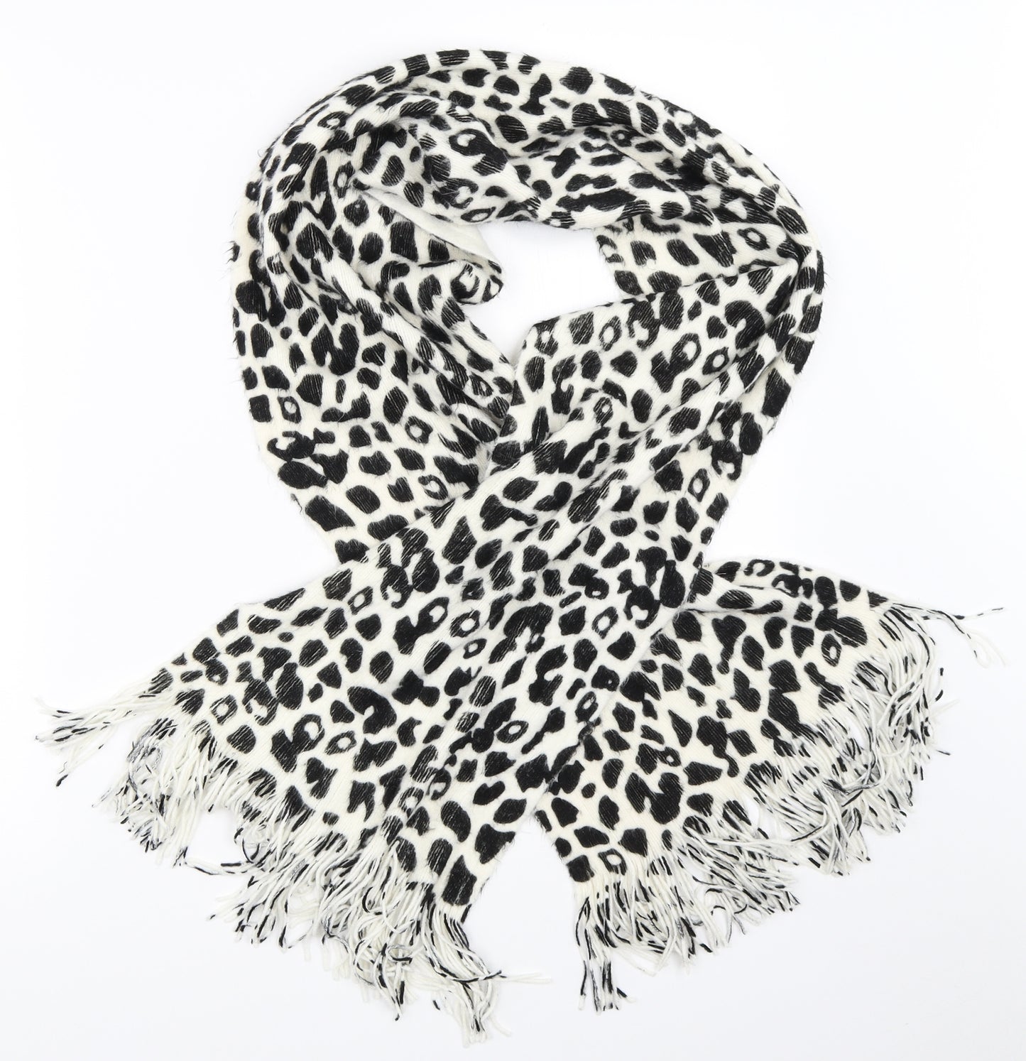Marks and Spencer Womens Ivory Animal Print   Scarf