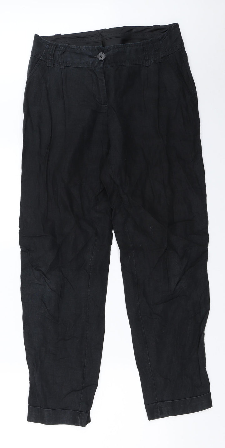 Yessica Womens Black Trousers Size 38 L29.5 in