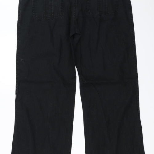 TU Womens Black   Trousers  Size 12 L28 in