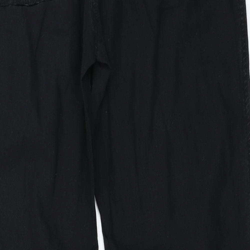 TU Womens Black   Trousers  Size 12 L28 in