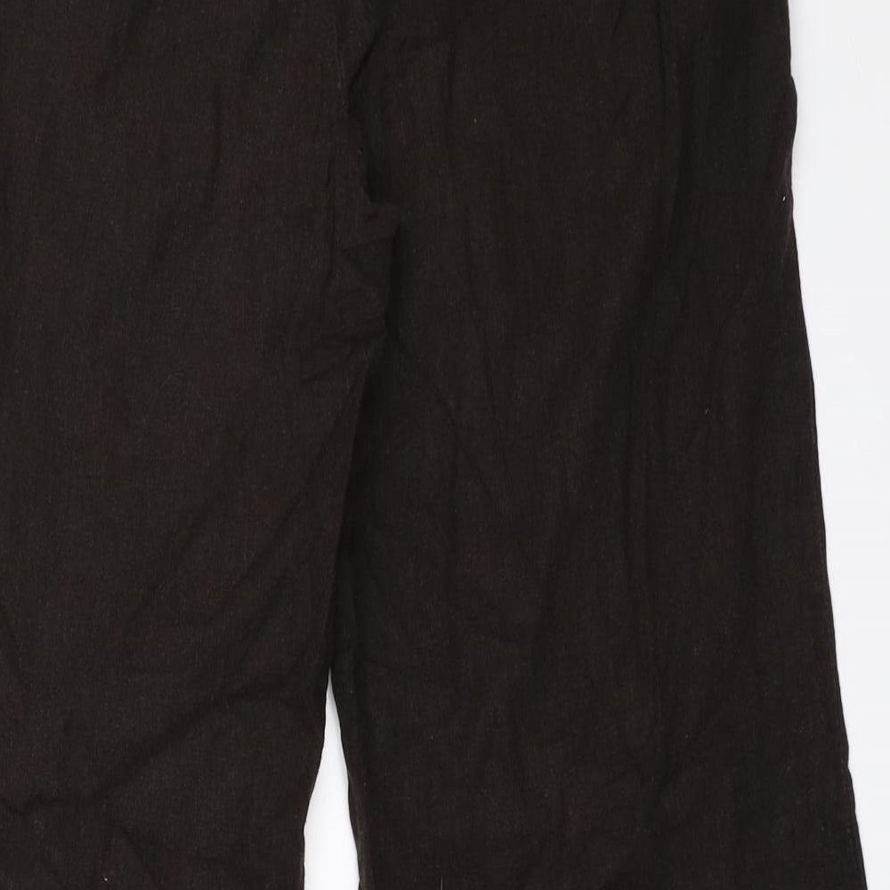 M&Co Womens Brown   Trousers  Size 14 L29 in