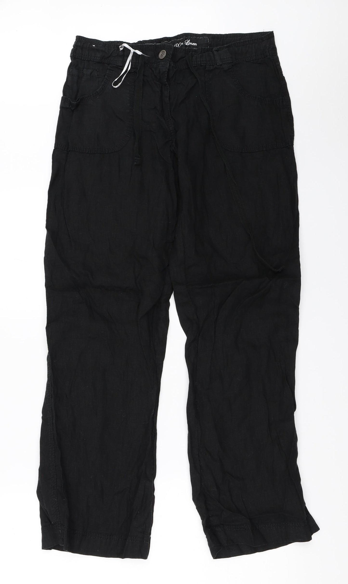 Atmosphere Womens Black   Trousers  Size 12 L31 in
