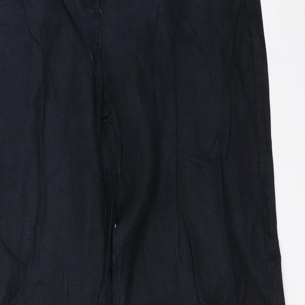Monsoon Womens Blue   Trousers  Size 12 L31 in