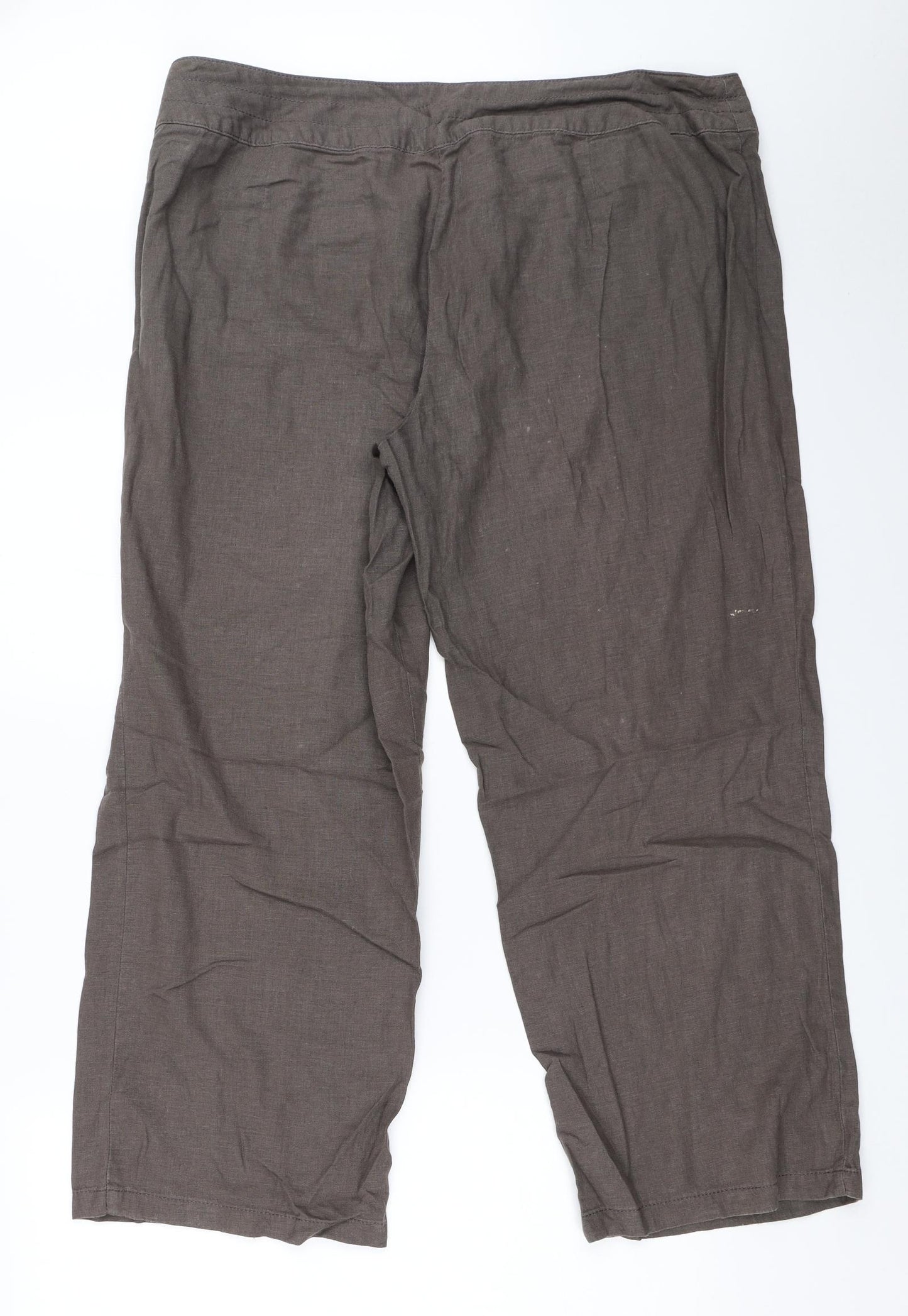 Marks and Spencer Womens Brown   Trousers  Size 18 L27 in