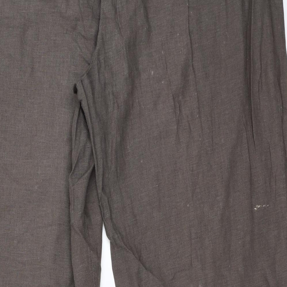 Marks and Spencer Womens Brown   Trousers  Size 18 L27 in