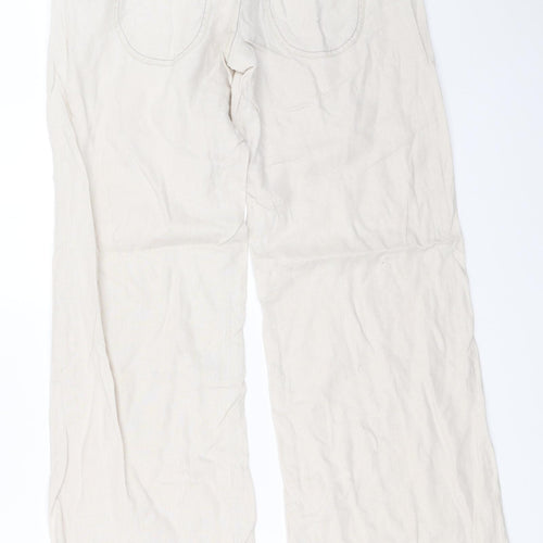 River Island Womens Beige   Trousers  Size 8 L32 in