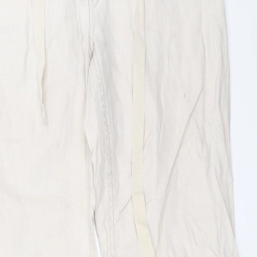 River Island Womens Beige   Trousers  Size 8 L32 in