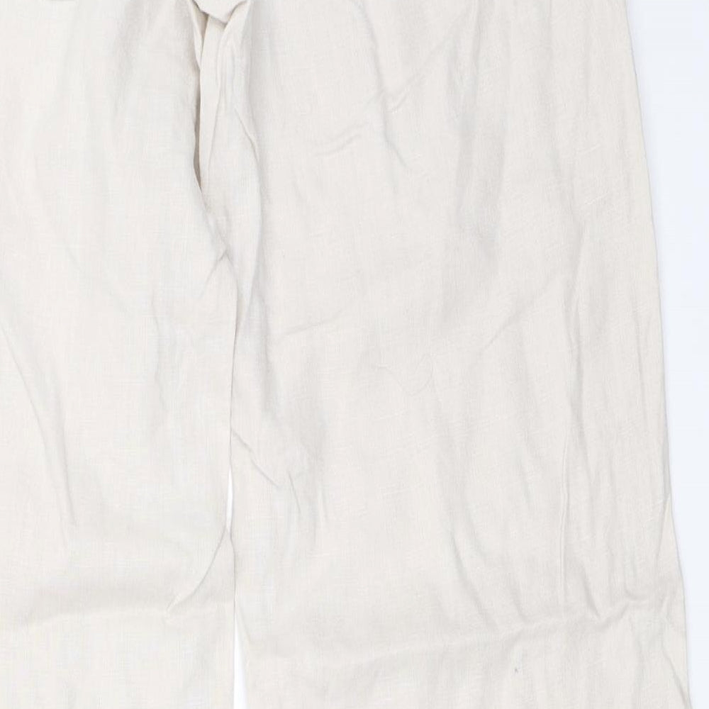 River Island Womens Beige   Trousers  Size 8 L32 in