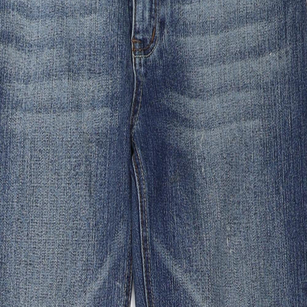 Preworn Womens Blue   Straight Jeans Size 14 L26 in