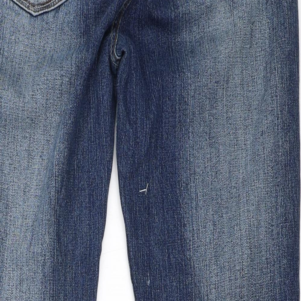 Preworn Womens Blue   Straight Jeans Size 14 L26 in