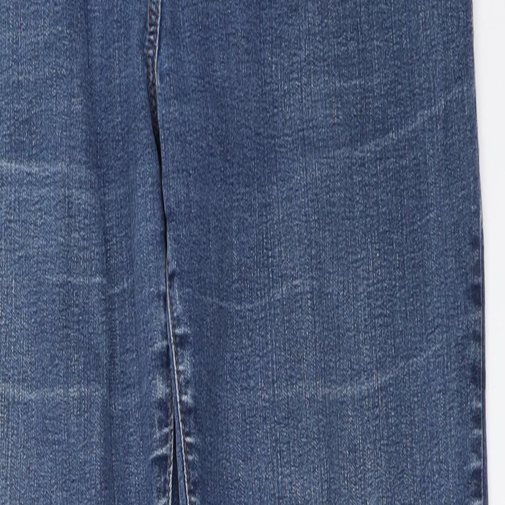 George Womens Blue  Denim Straight Jeans Size 14 L29 in