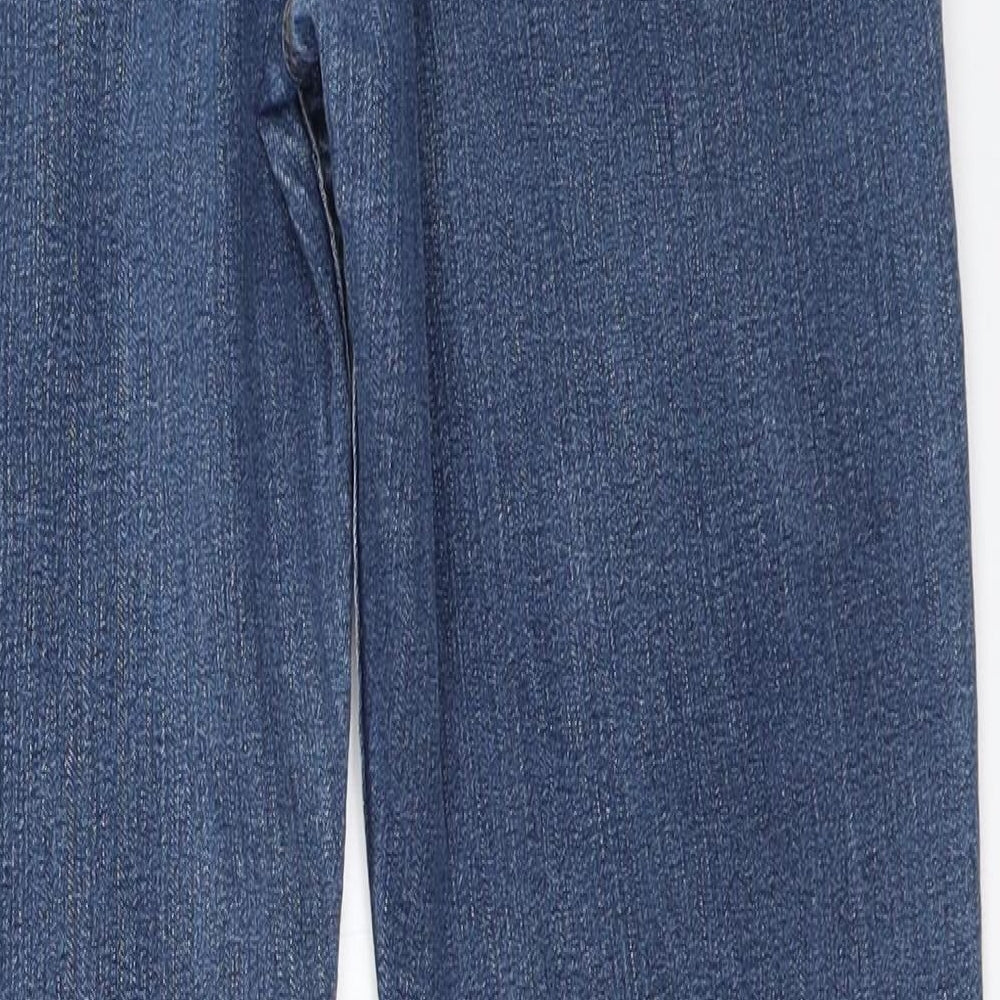 George Womens Blue  Denim Straight Jeans Size 14 L29 in