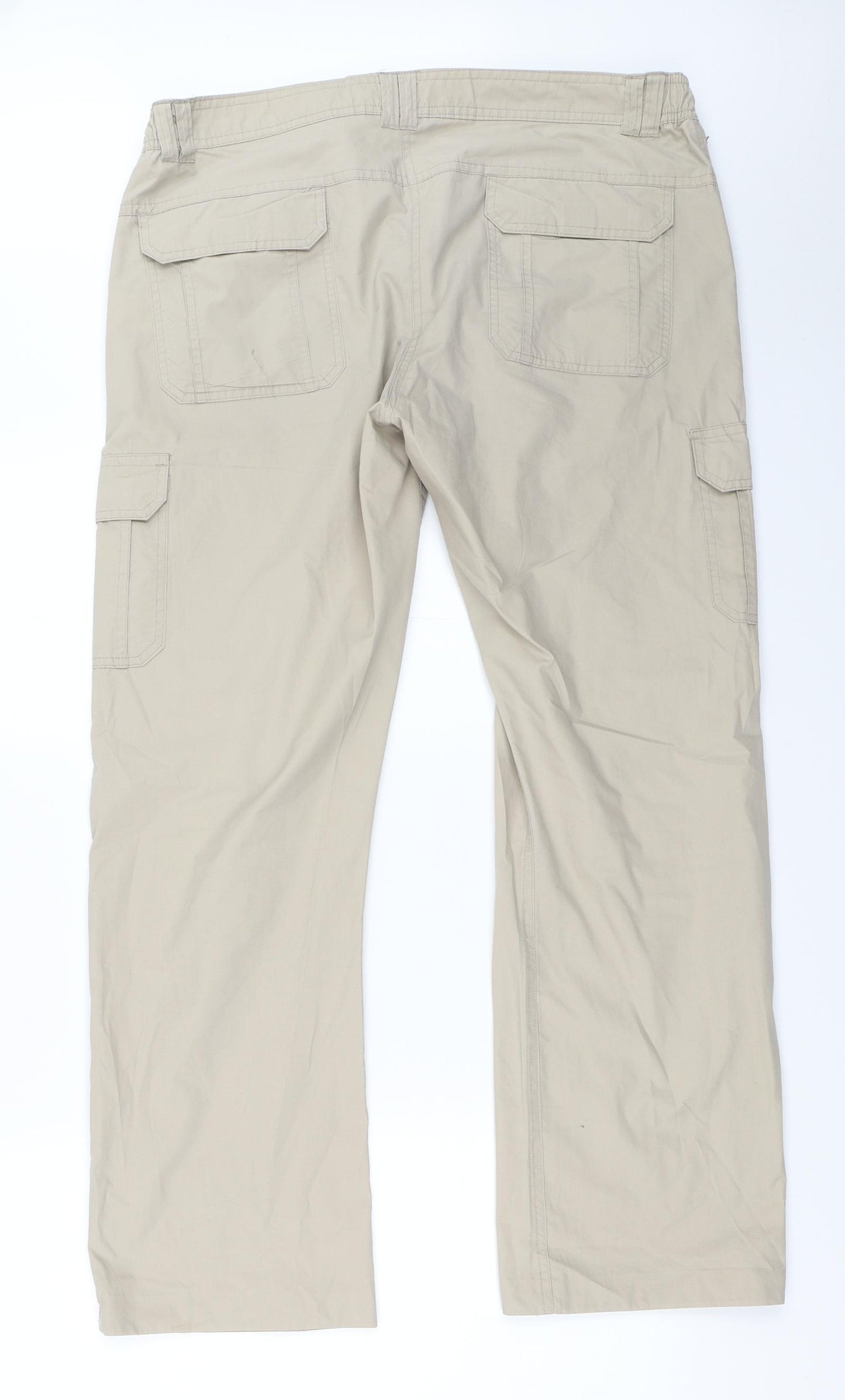 Granite Outdoors Womens Beige   Cargo Trousers Size 16 L29 in