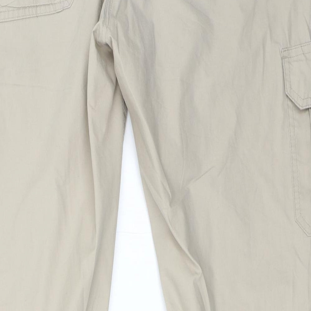 Granite Outdoors Womens Beige   Cargo Trousers Size 16 L29 in