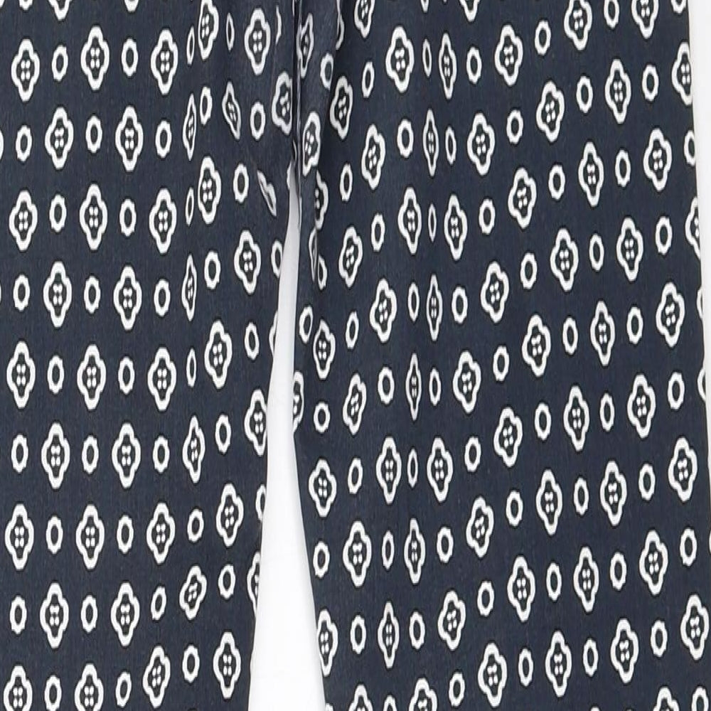 H&M Womens Blue   Capri Trousers Size 38 L30 in