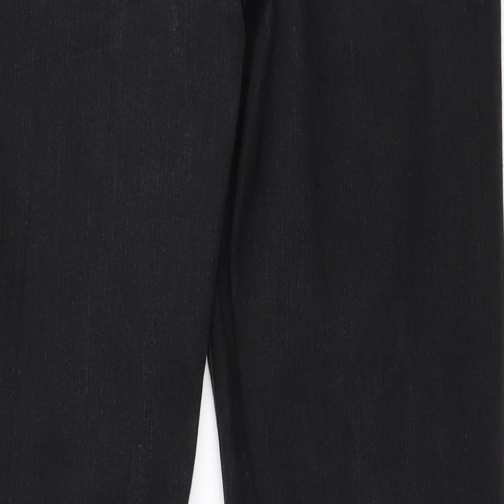 George Womens Black   Straight Jeans Size 12 L30 in
