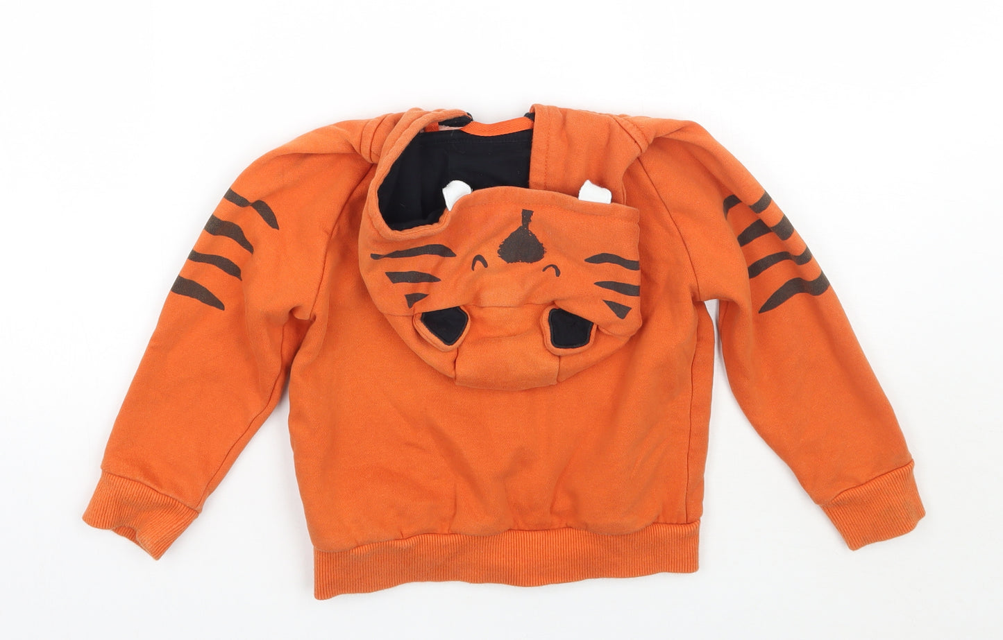 NEXT Boys Orange Animal Print  Jacket Coat Size 3-4 Years