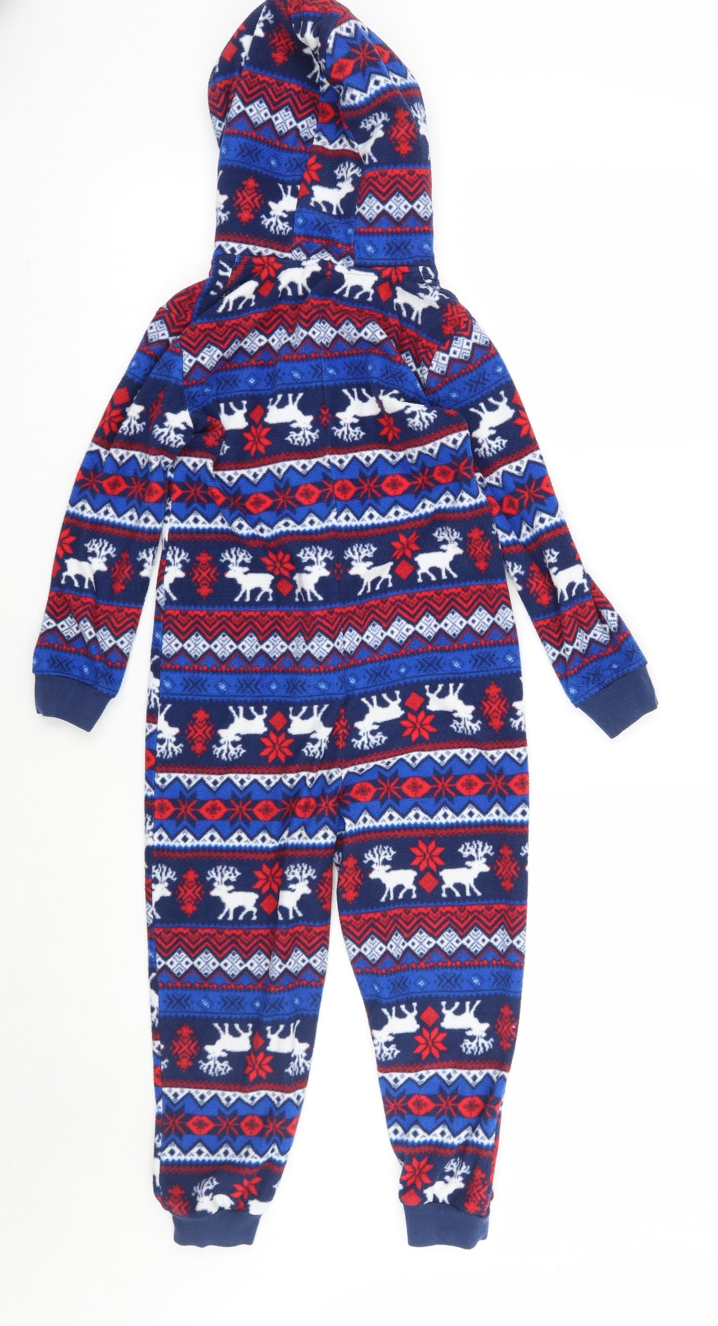George Boys Blue Fair Isle   One Piece Size 5-6 Years