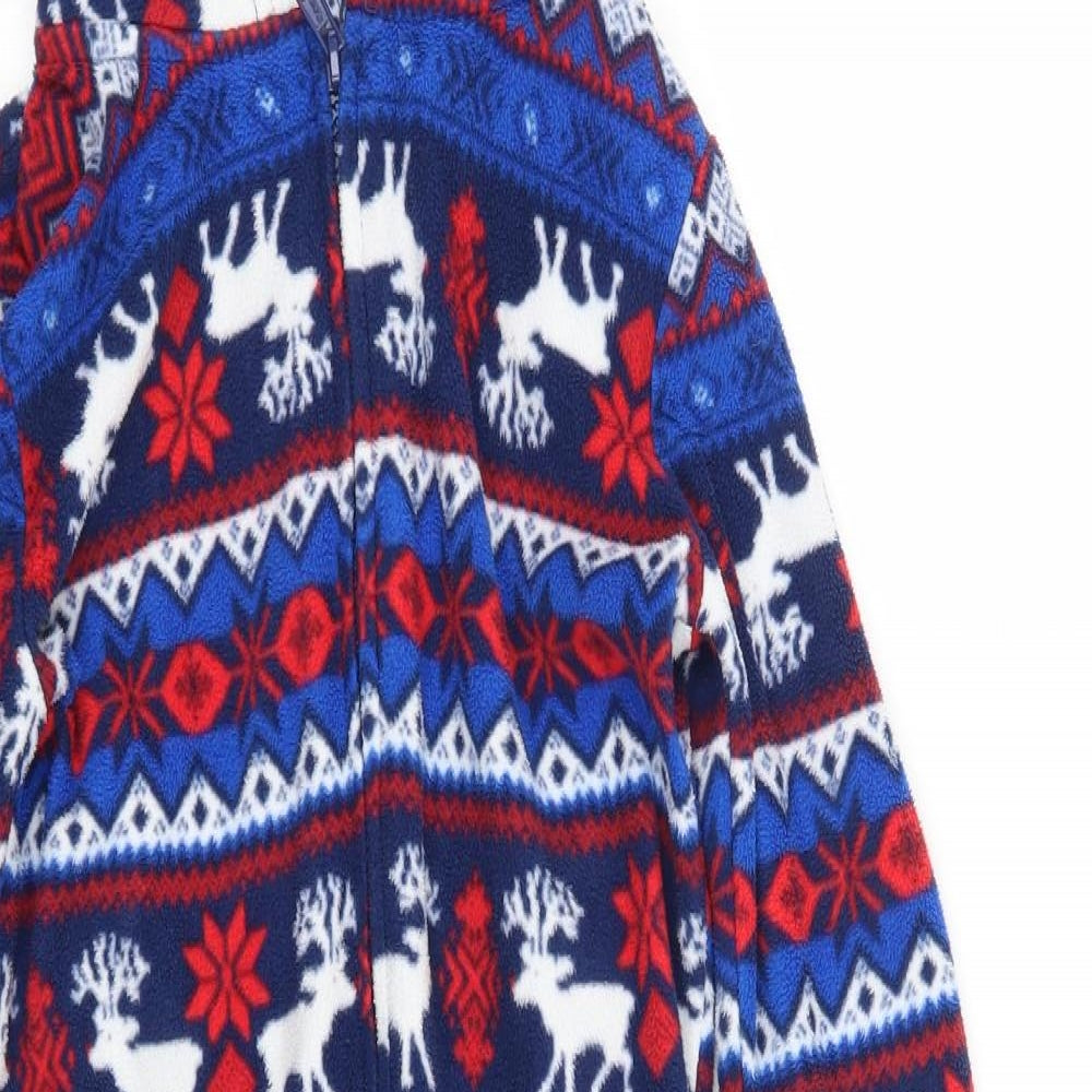 George Boys Blue Fair Isle   One Piece Size 5-6 Years