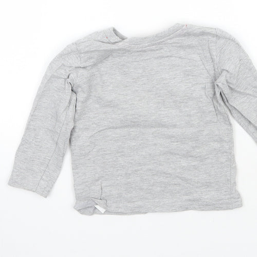 Primark Girls Grey   Basic T-Shirt Size 12-18 Months