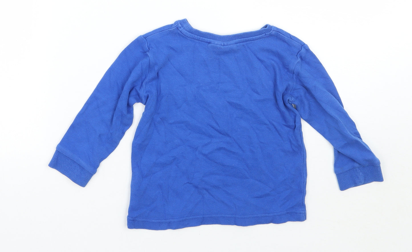 NEXT Boys Blue   Basic T-Shirt Size 12-18 Months  - superman