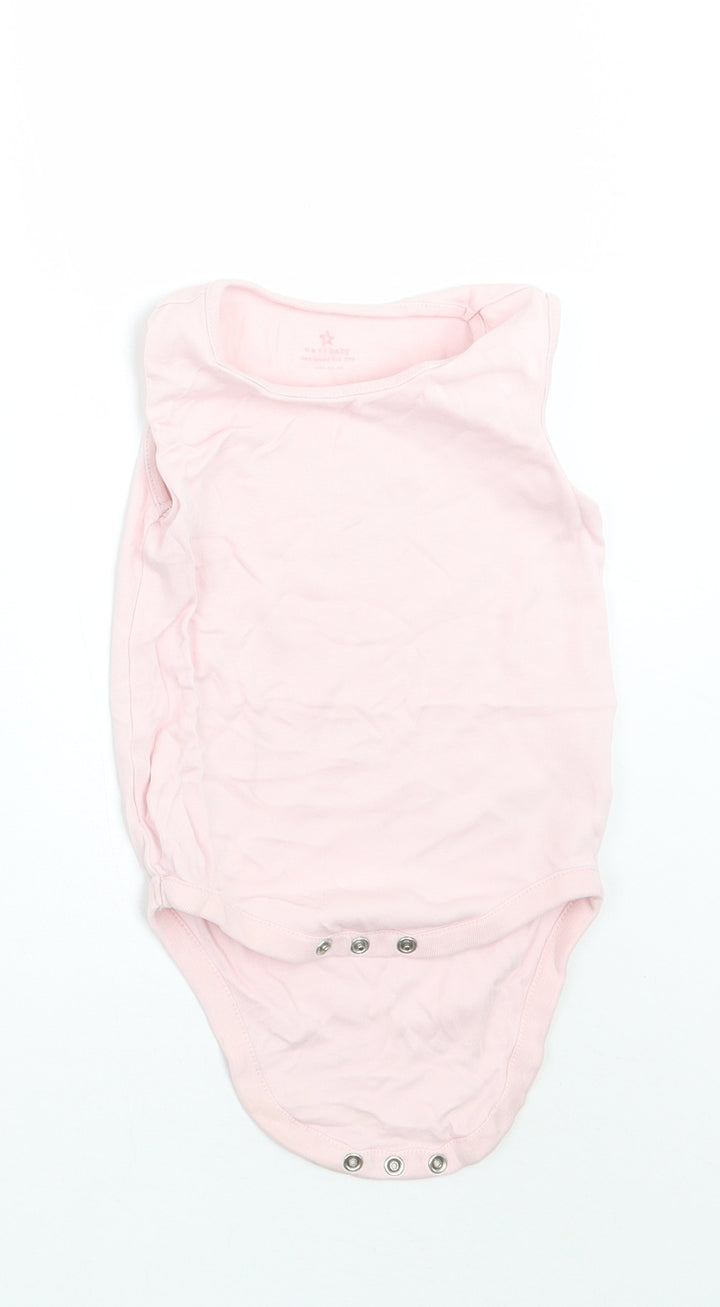 NEXT Girls Pink Babygrow One-Piece Size 12-18 Months