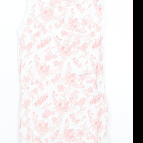 TU Girls White Floral  Babygrow One-Piece Size 18-24 Months