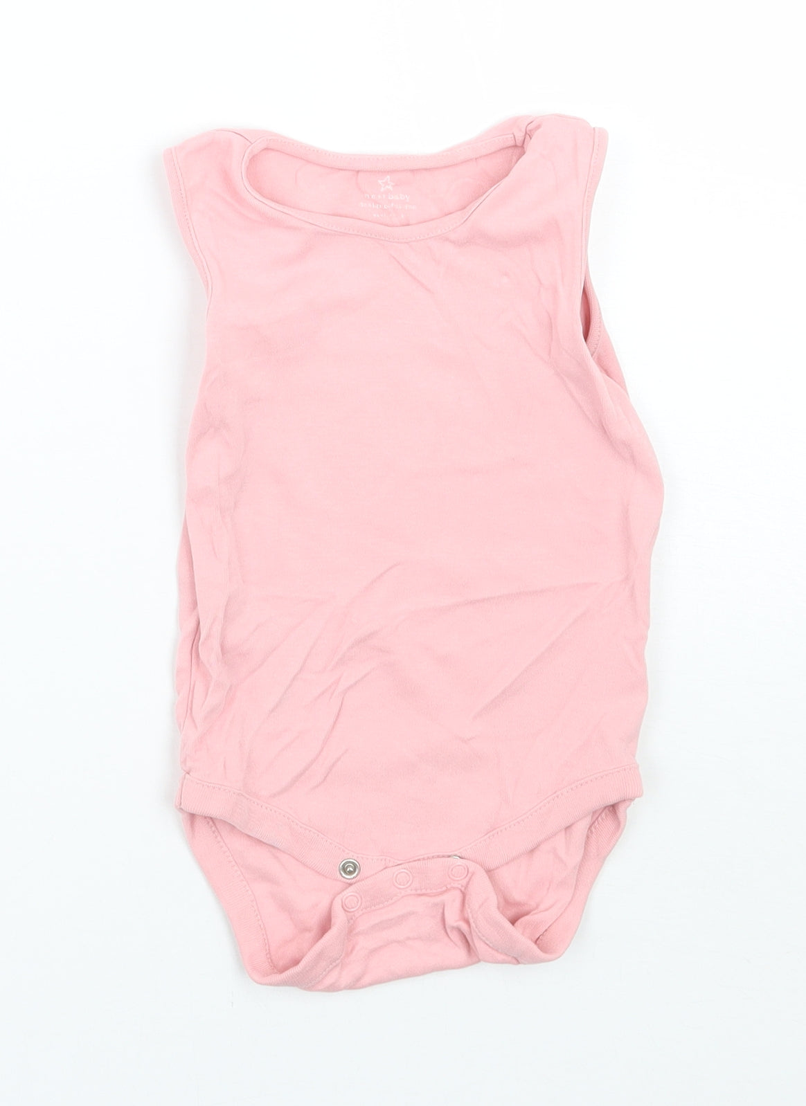 NEXT Girls Pink   Babygrow One-Piece Size 12 Months