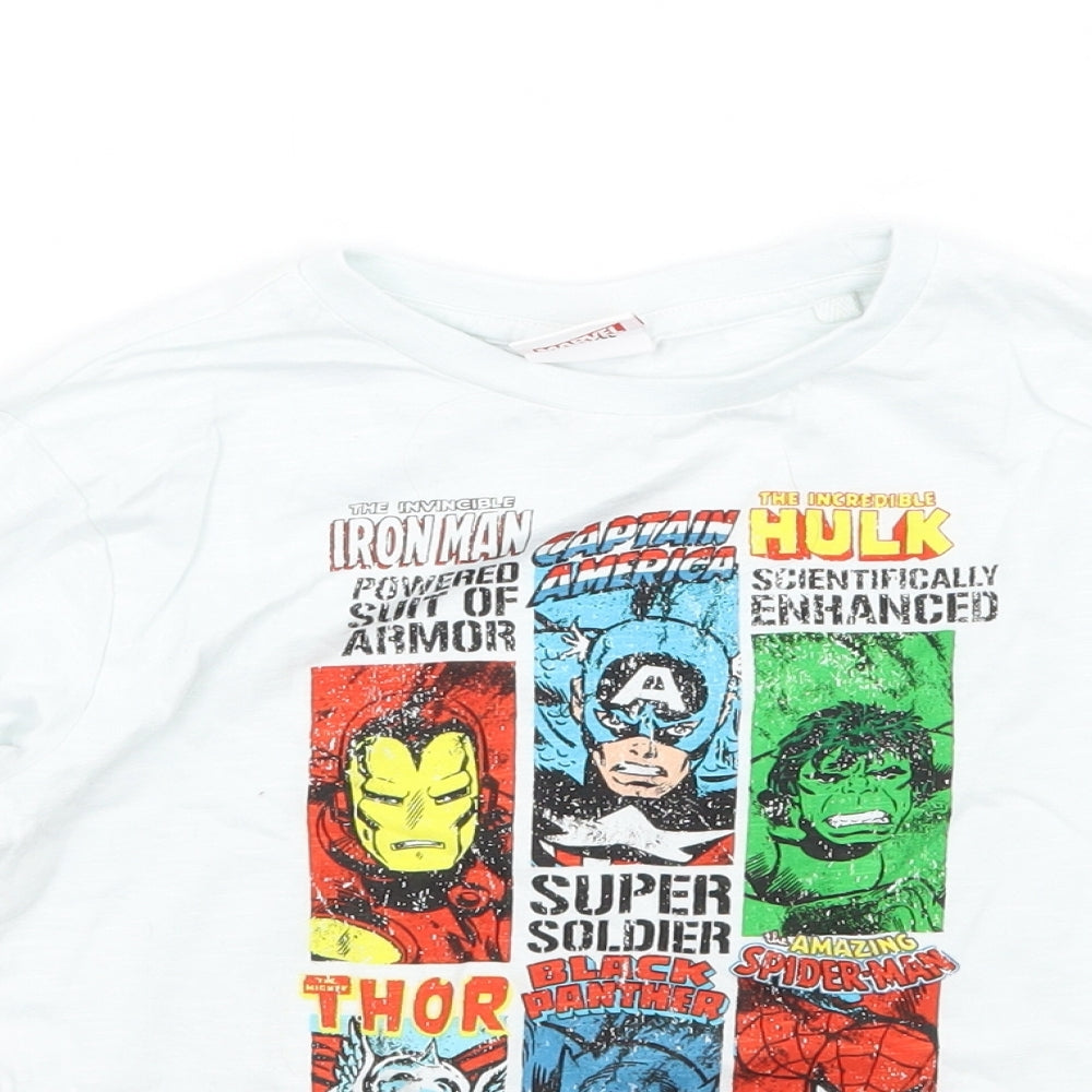 NEXT Boys White   Basic T-Shirt Size 5 Years  - Marvel
