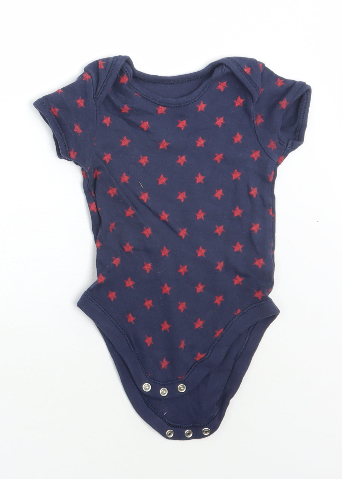 George Baby Blue Geometric  Babygrow One-Piece Size 12-18 Months