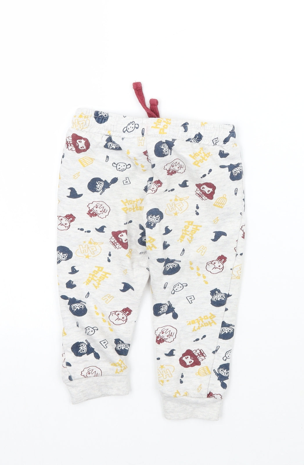 Harry Potter Boys Grey Geometric  Sweatpants Trousers Size 24 Months