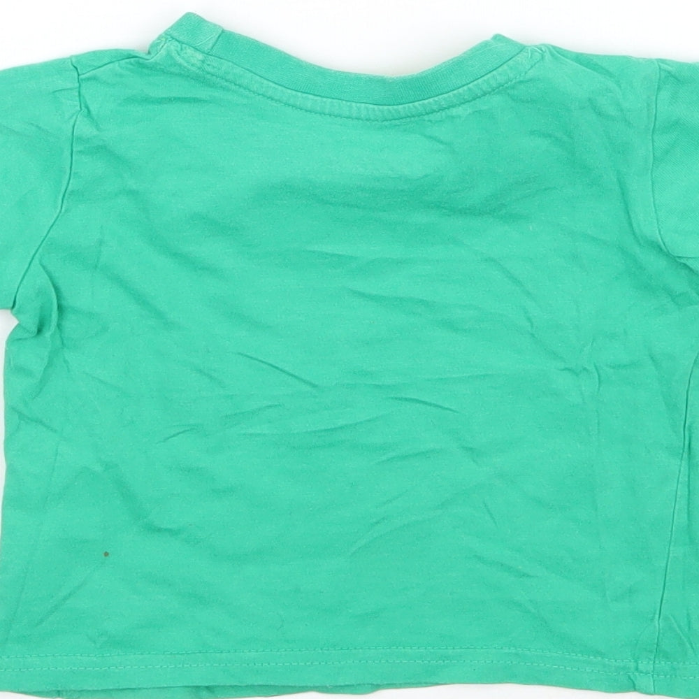 Primark Baby Green Batik  Basic T-Shirt Size 12-18 Months
