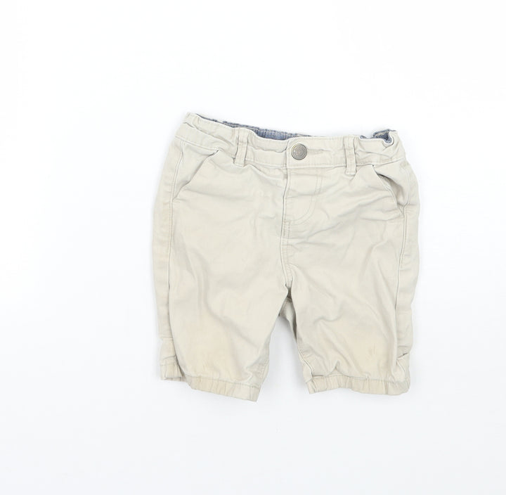 Denim & Co. Boys Beige Chino Shorts Size 2 Years