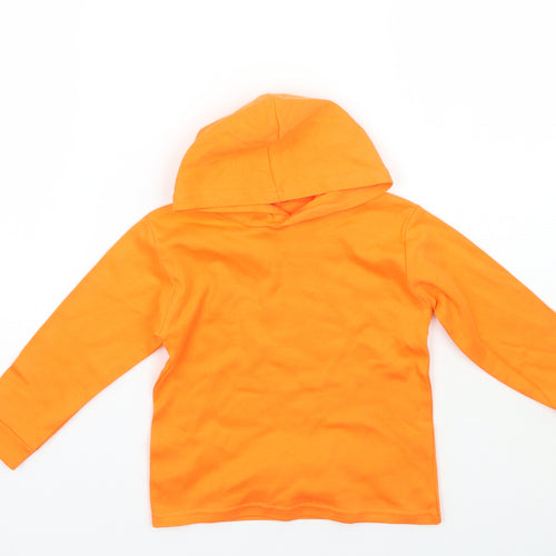 Preworn Boys Orange   Pullover Hoodie Size 2 Years