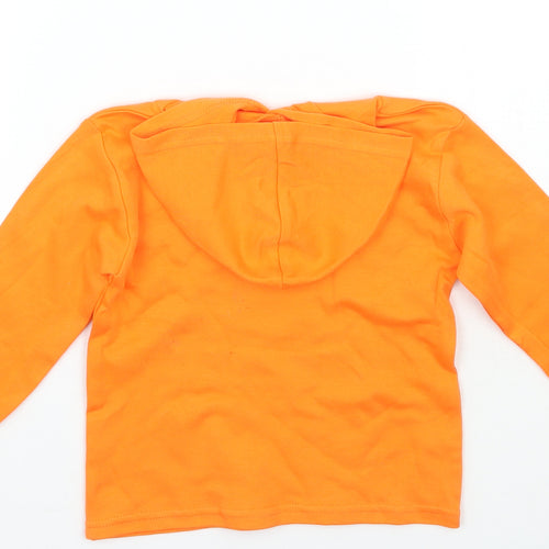 Preworn Boys Orange   Pullover Hoodie Size 2 Years