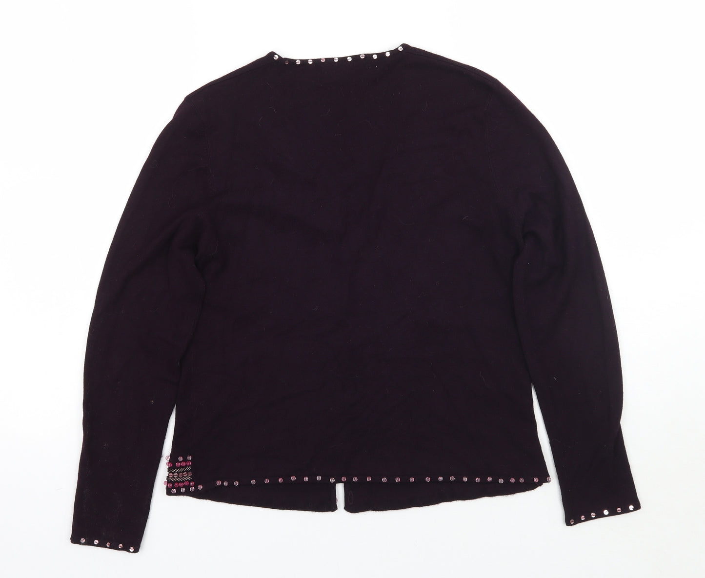 Principles Womens Purple   Cardigan Jumper Size L